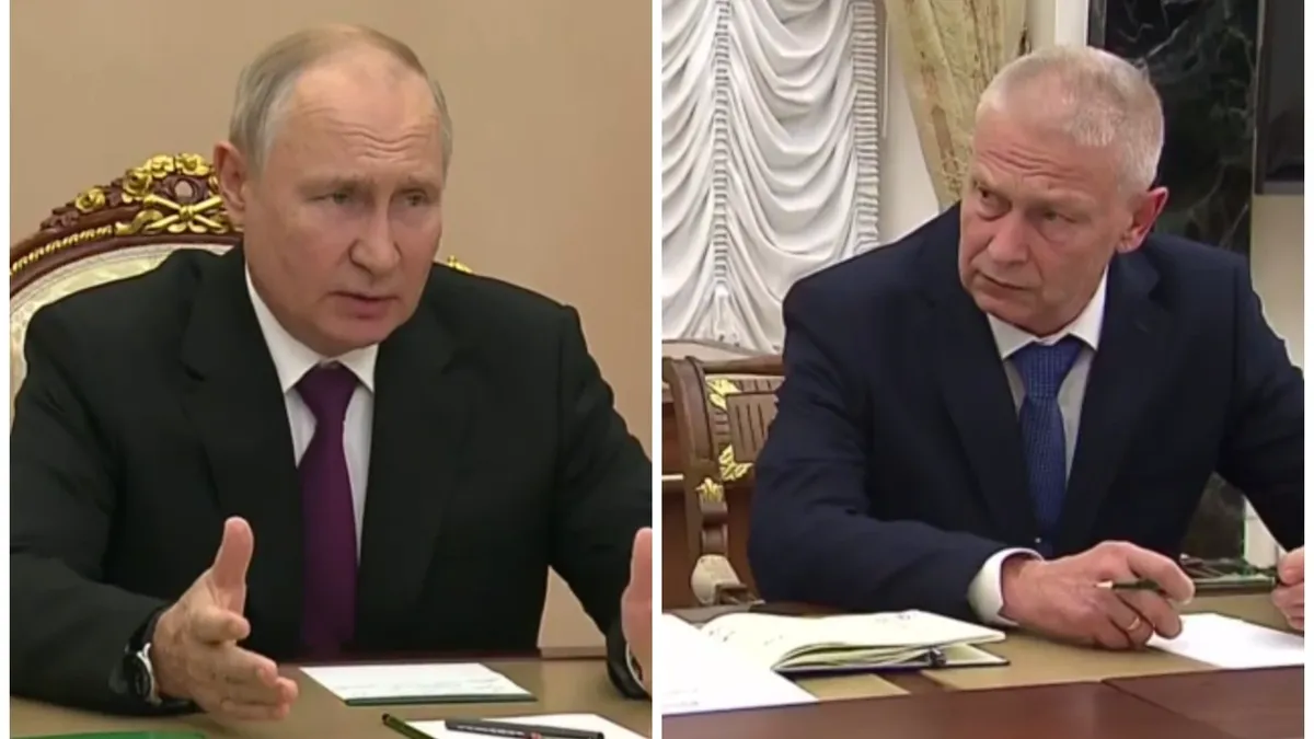 Путин и Трошев. Фото: кадр из видео  
