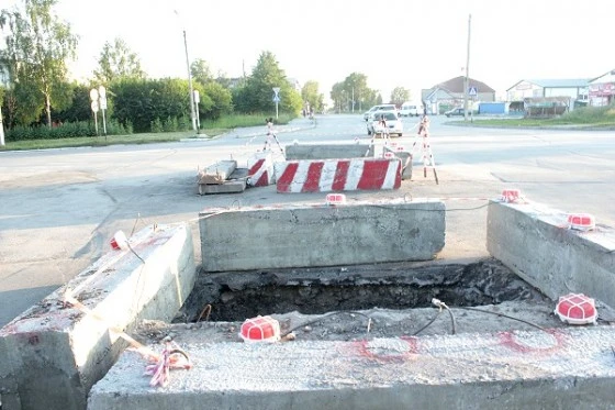 Ремонт водопроводных сетей в центре Линево