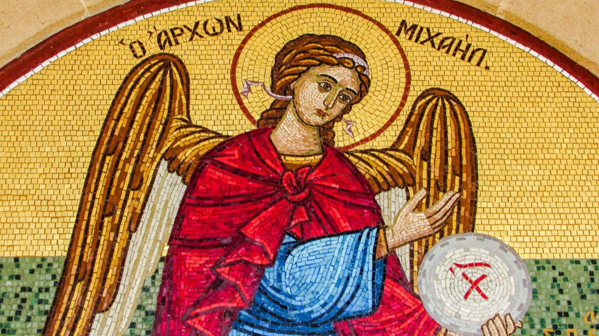 Мозаика «архангел Михаил». Фото: pxhere.com