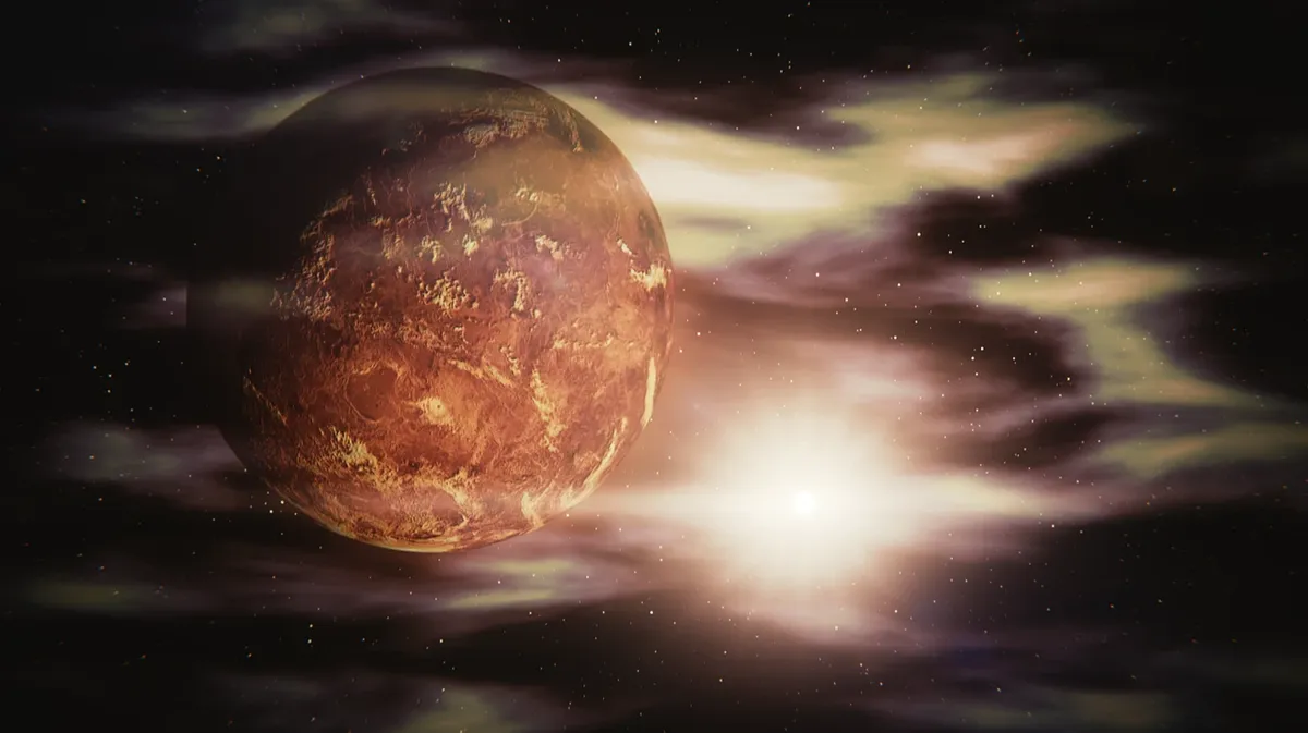 Венера имеет густую, токсичную атмосферу, которая заставляет ее вращаться. Фото: Pixabay.com