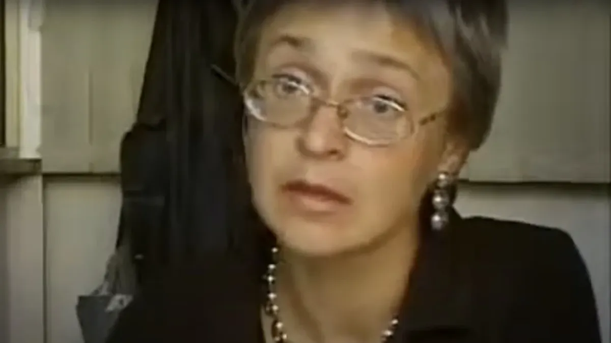 Анна Политковская. Фото: кадр из видео