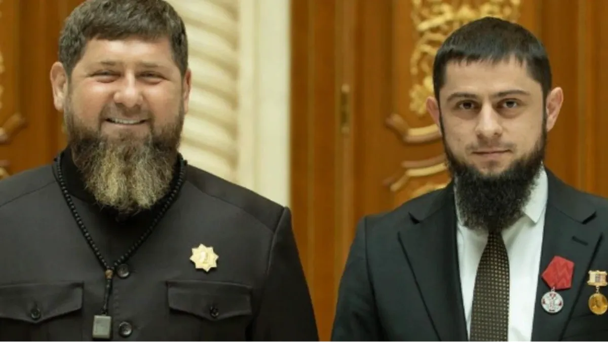 Рамзан Кадыров (слева). Фото: t.me/RKadyrov_95 