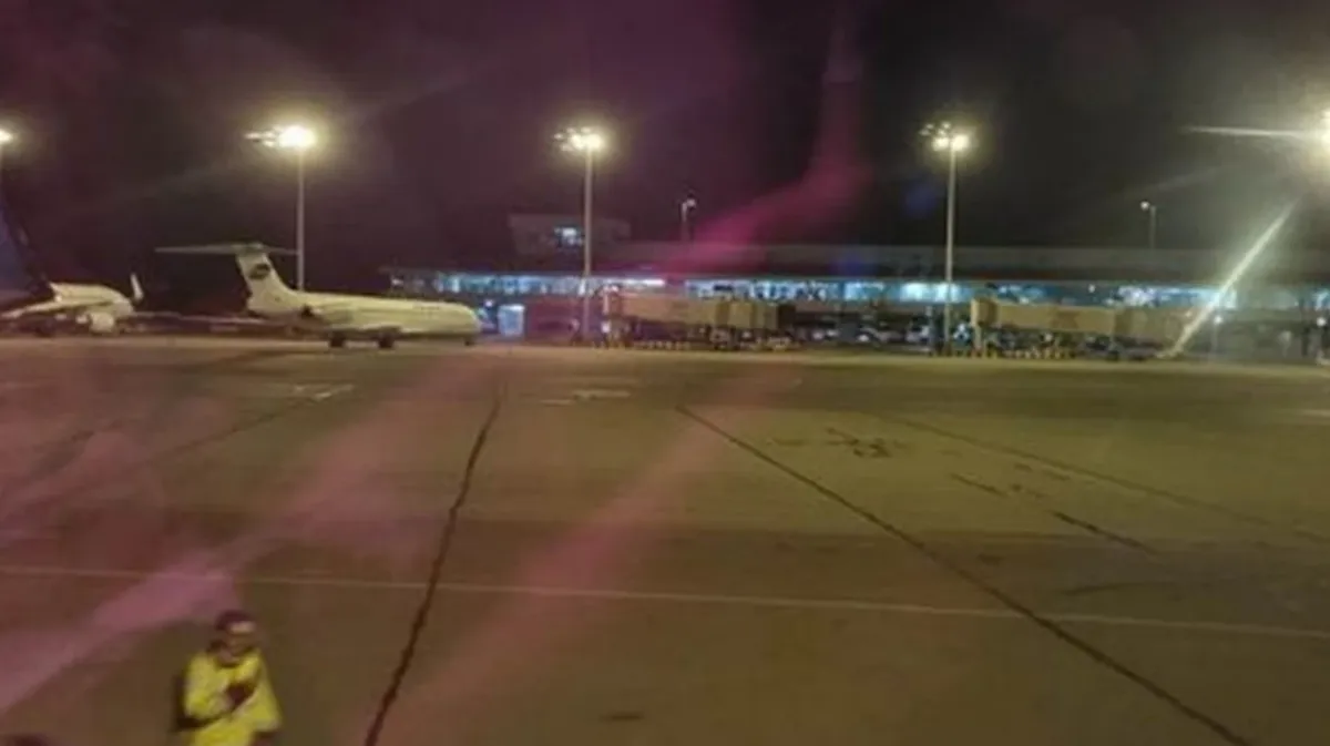 Пассажира выволокли за ноги из турецкого самолета и сняли это на видео