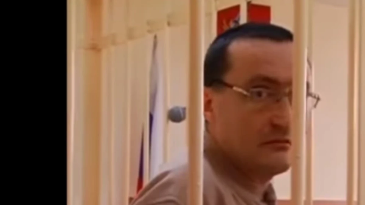 Фёдор Клименко в зале суда. Фото: кадр из видео