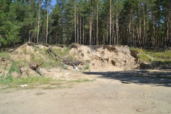 В Бердске есть несколько мест, где кто-то добывает песок. Например, карьер недалеко от "Чайки"