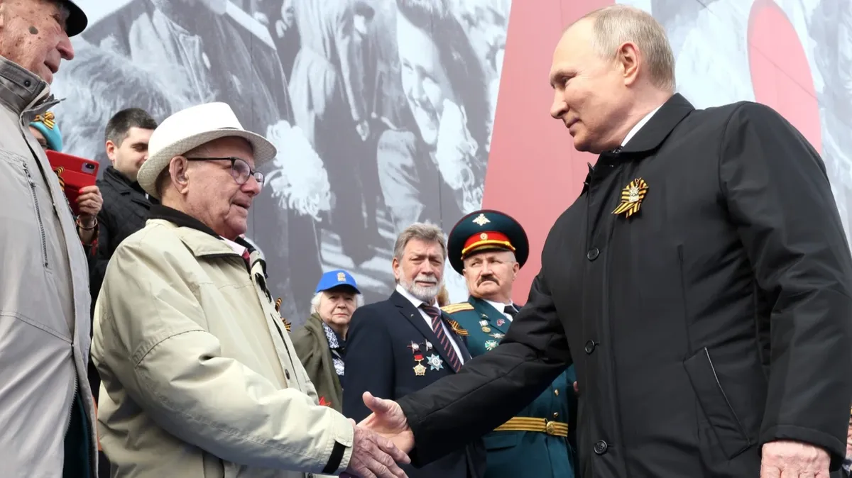 Владимир Путин выступил с речью на Параде 9 Мая и поздравил ветеранов. Фото: Кремлин.ру