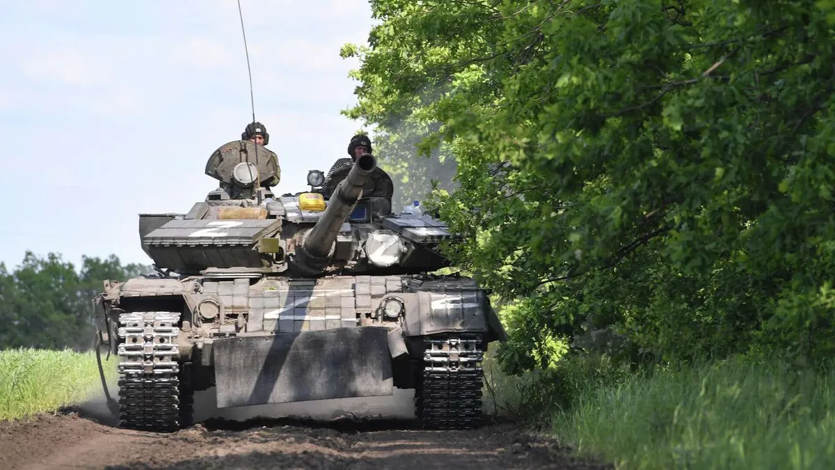 Российские военные захотят в Лисичанск. Фото: yandex.ru