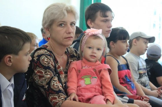 Светлана Русанова с младшей дочуркой