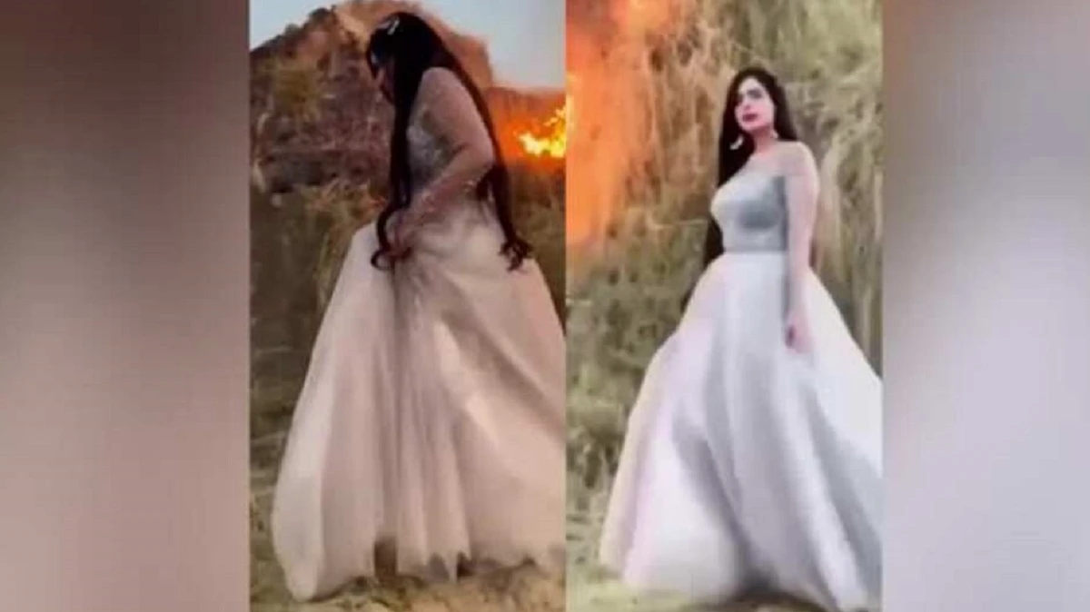 Модель из Пакистана Асгар подожгла лес ради хайпового видеоролика – теперь ей грозит судебный процесс