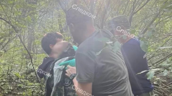Потерявшегося малыша нашли живым в лесу. Фото: СУСК РФ Вологодская область