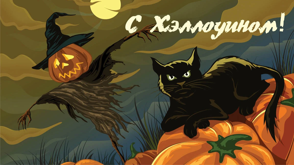 Хэллоуин 31 октября: угарные открытки и прикольные поздравления 