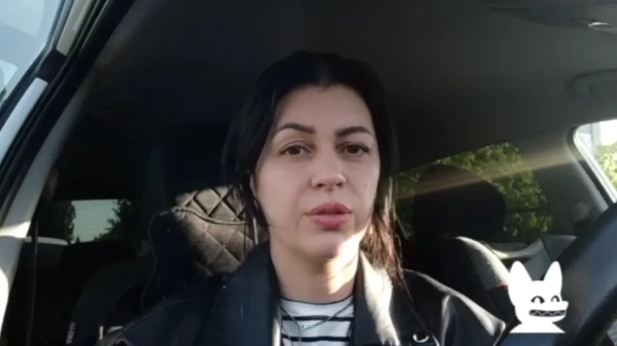 Анастасия, супруга мобилизованного Олега Богданова. Фото: скрин из видео «Кровавая барыня»/telegram