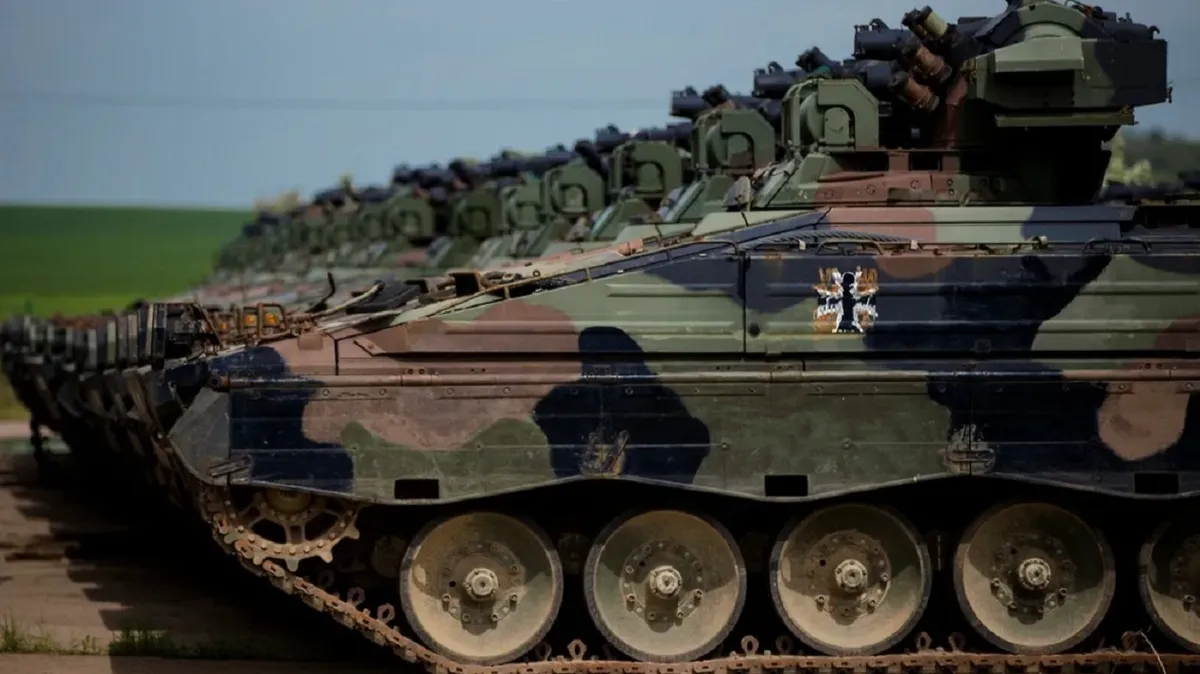 Украина решила закупить 35 бронемашин Marder до конца 2022 года. Фото: Thomas Peter (GERMANY - Tags: MILITARY / Reuters