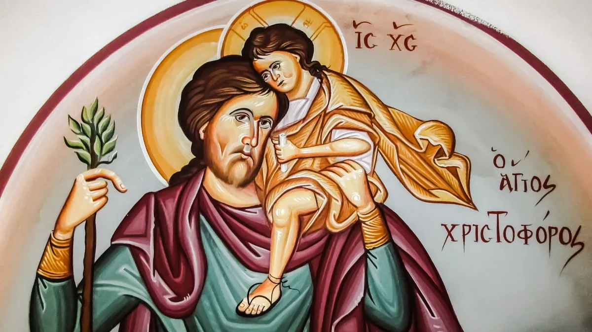 Имя Христофор переводится как «носящий Христа», это отражено в иконографике мученика. Фото: pixabay.com
