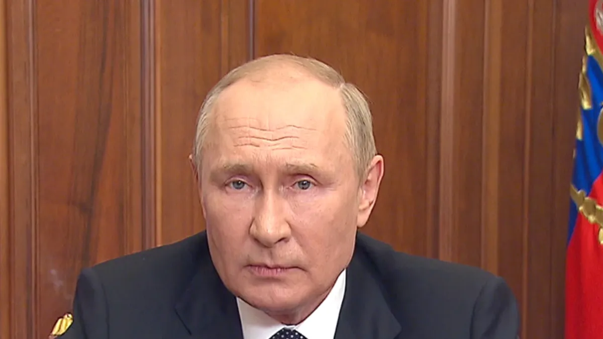 Президент России Владимир Путин объявил о начале частичной мобилизации 