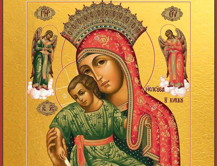 «Киккская»: Очень сильная молитва иконы Божией Матери «Милостивая» о беременности и счастье детей