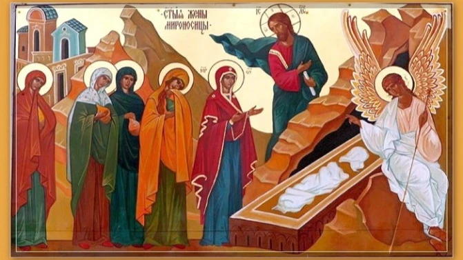 Женщины первыми узнали о воскрешении Христа. Фото: Храм великомученика и целителя Пантелеймона в Софии