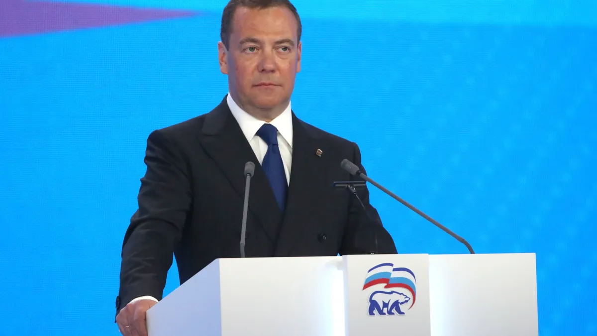 Заместитель председателя Совета безопасности России Дмитрий Медведев, источник: соцсети Медведева
