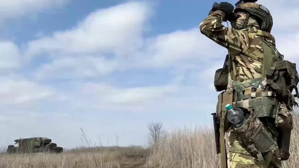 Военный. Фото: кадр из видео | t.me/mod_russia