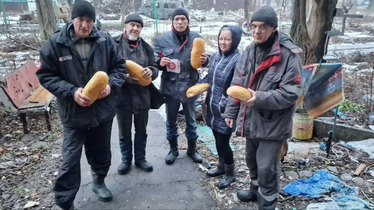 Жители Авдеевки 18 января 2024 года. Фото: t.me/news_avdeevka