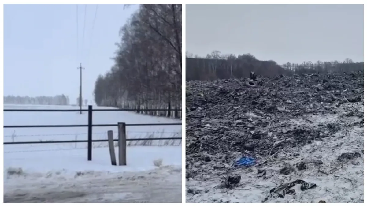 Названа точная причина падения самолета Ил—76 под Белгородом