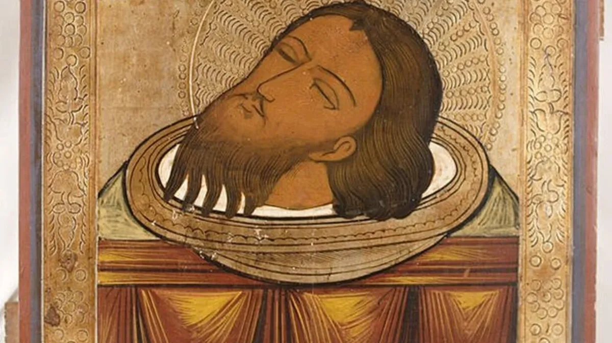 Икона «Голова святого Иоанна Предтечи». Фото: pravmir.ru