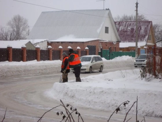 уборка снега искитим