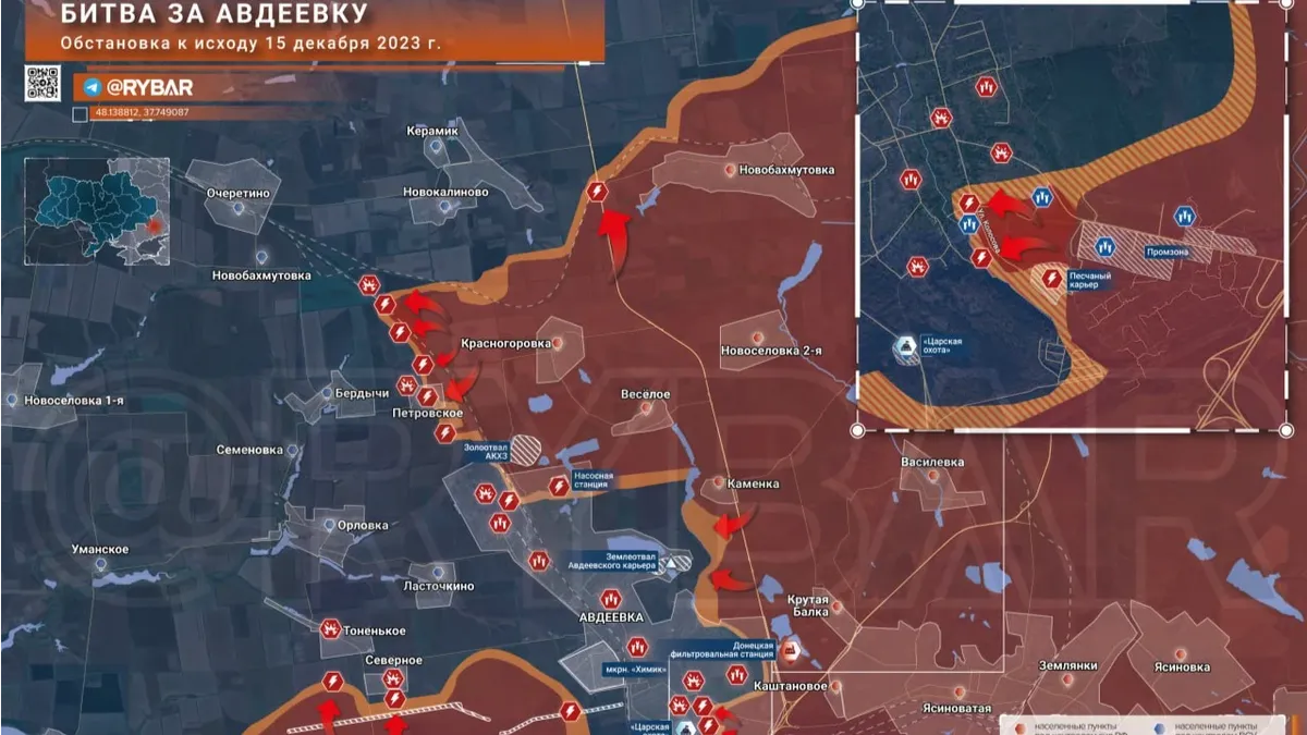 Последние новости СВО: атака промки в Авдеевке, отбита Марьинка,  ВСУ отражает атаки штурмовых групп – что происходит в Степовом
