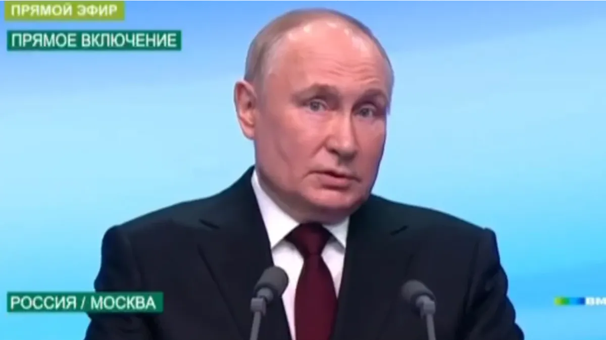 Владимир Путин. Фото: скрин с видео