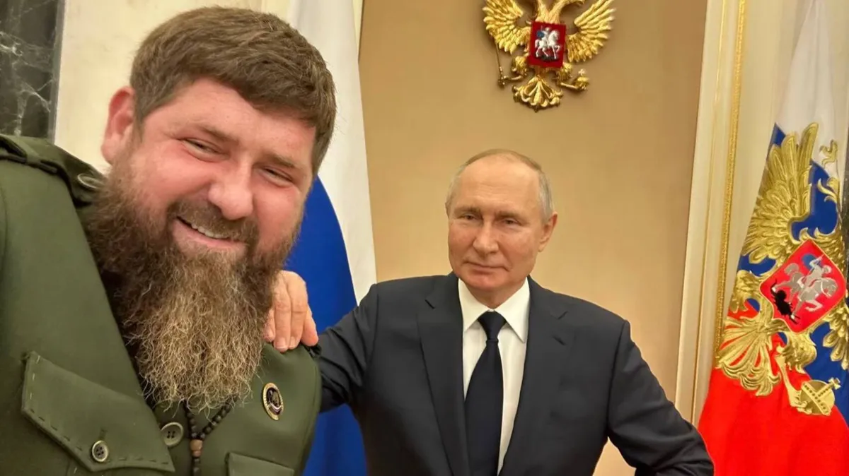 Владимир Путин провел встречу с Рамзаном Кадыровым. Фото: Kadyrov_95/telegram