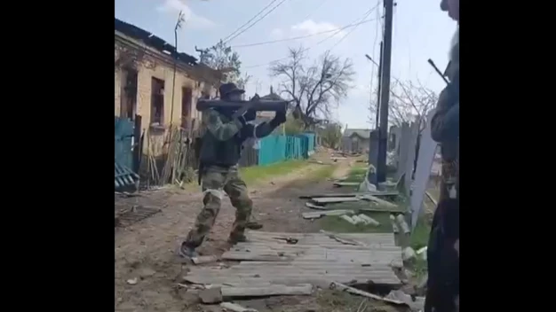 На Украине чеченские военные отражают атаки. Фото: Стоп-кадр с видео телеграм-канала Рамзана Кадырова