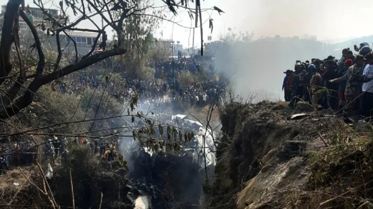 В Непале рухнул самолет с 68 пассажирами на борту. В самолёте было 4 гражданина РФ – видео падения