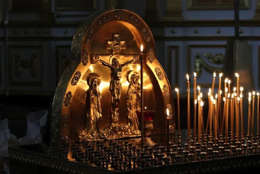 поминовение, храм, панихида, свечи