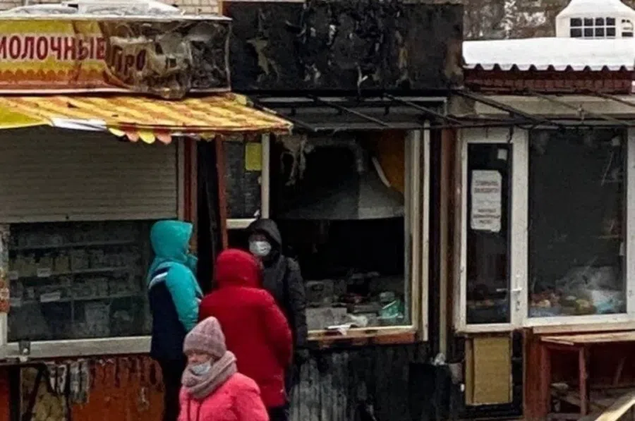 В Новосибирске дважды сожгли чебуречную у станции метро