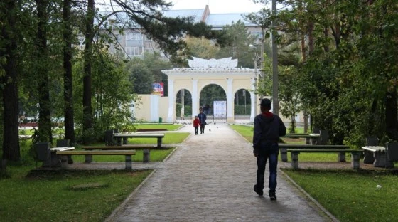 Парк ремонтируют