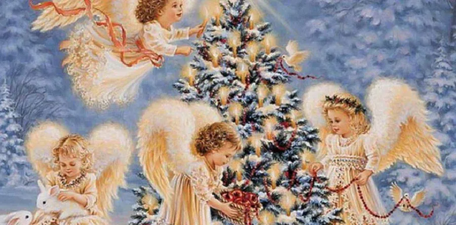 Рождество Христово, открытка