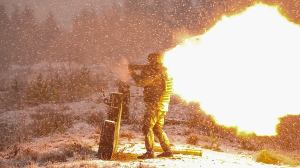 Российские войска «палят» из «Солнцепёка». Фото: t.me