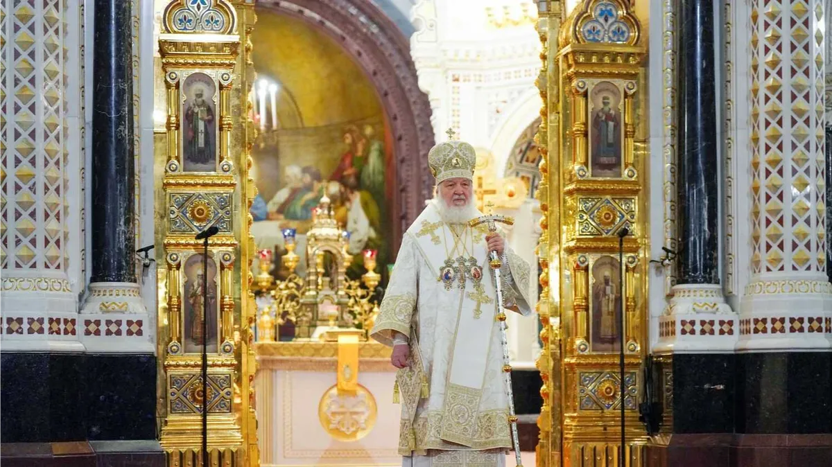 Патриарх Кирилл заявил, что брань является междоусобной. Фото: Сергей Власов/foto.patriarchia.ru