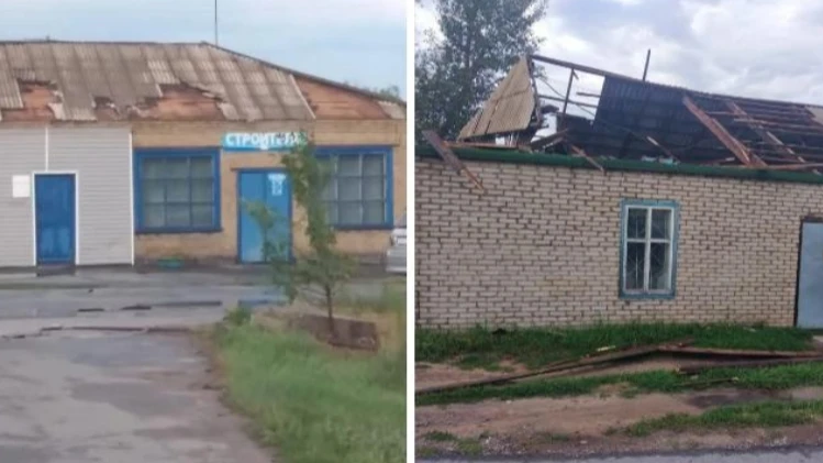 В Новосибирскую область движется ураган из Карасука. Фото: жителей Карасукского района 