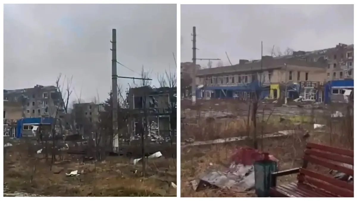 Ситуация в Авдеевке. Фото: скриншоты из видео | topwar.ru