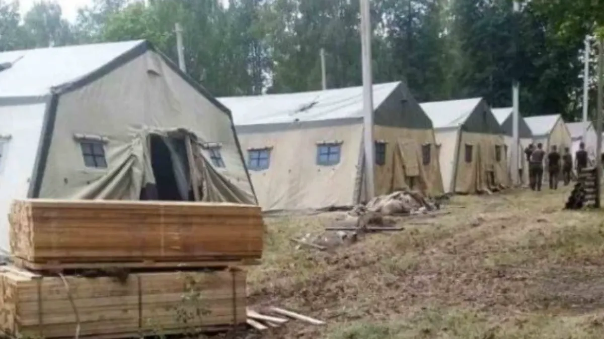 В Сети появились фотографии нового лагеря ЧВК «Вагнер» в Белоруссии