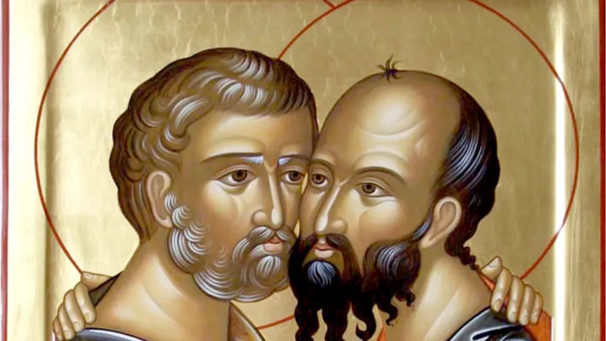 Славные и всехвальные первоверховные апостолы Петр и Павел. Фото: azbyka.ru