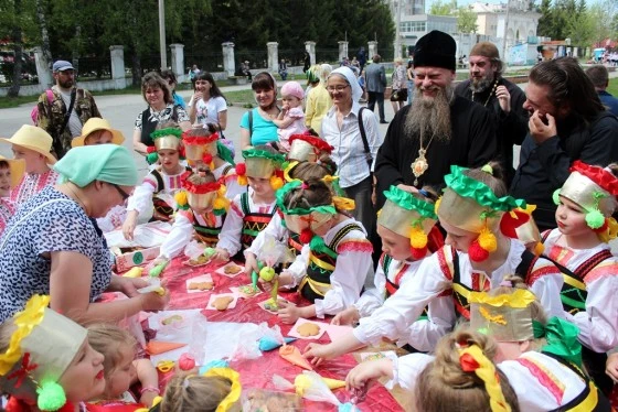 Праздник отметили в парке