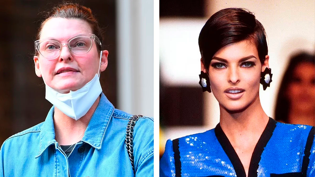 Модель Линда Евангелиста замечена без макияжа на прогулке после того, как выяснилось, что неудачная пластическая операция оставила ее «жестоко изуродованной»