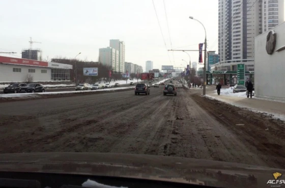Дороги покрыты грязью