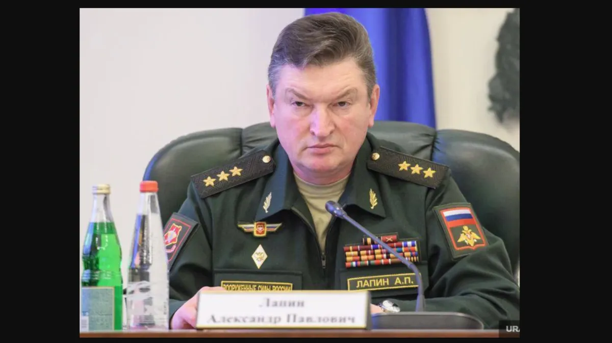 Александр Лапин, который командовал группировкой российских войск «Центр» в СВО, снят со своей должности
