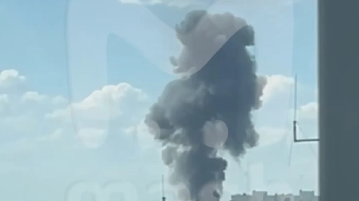 «Взорвался двигатель» В Клинцах Брянской области разбился вертолёт – видео