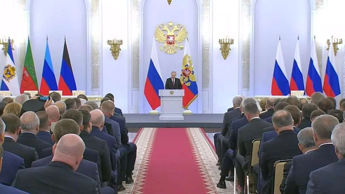 В состав России 30 сентября официально вошли ЛДНР, Херсонская и Запорожская области. Путин подписал договор