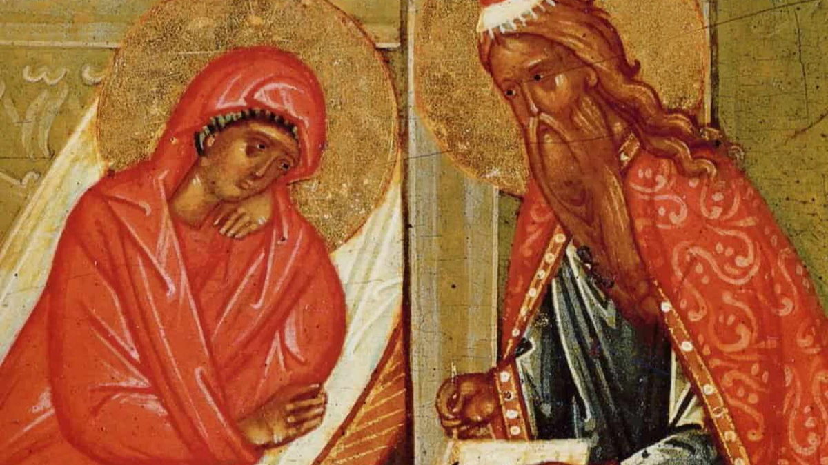 Елисавета и Захария – родители Иоанна Крестителя. Фото: foma.ru