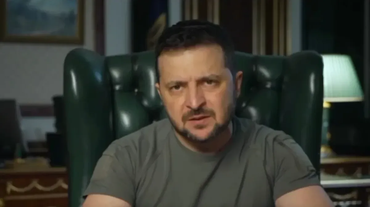 Фото: скриншот с видеообращения Зеленского